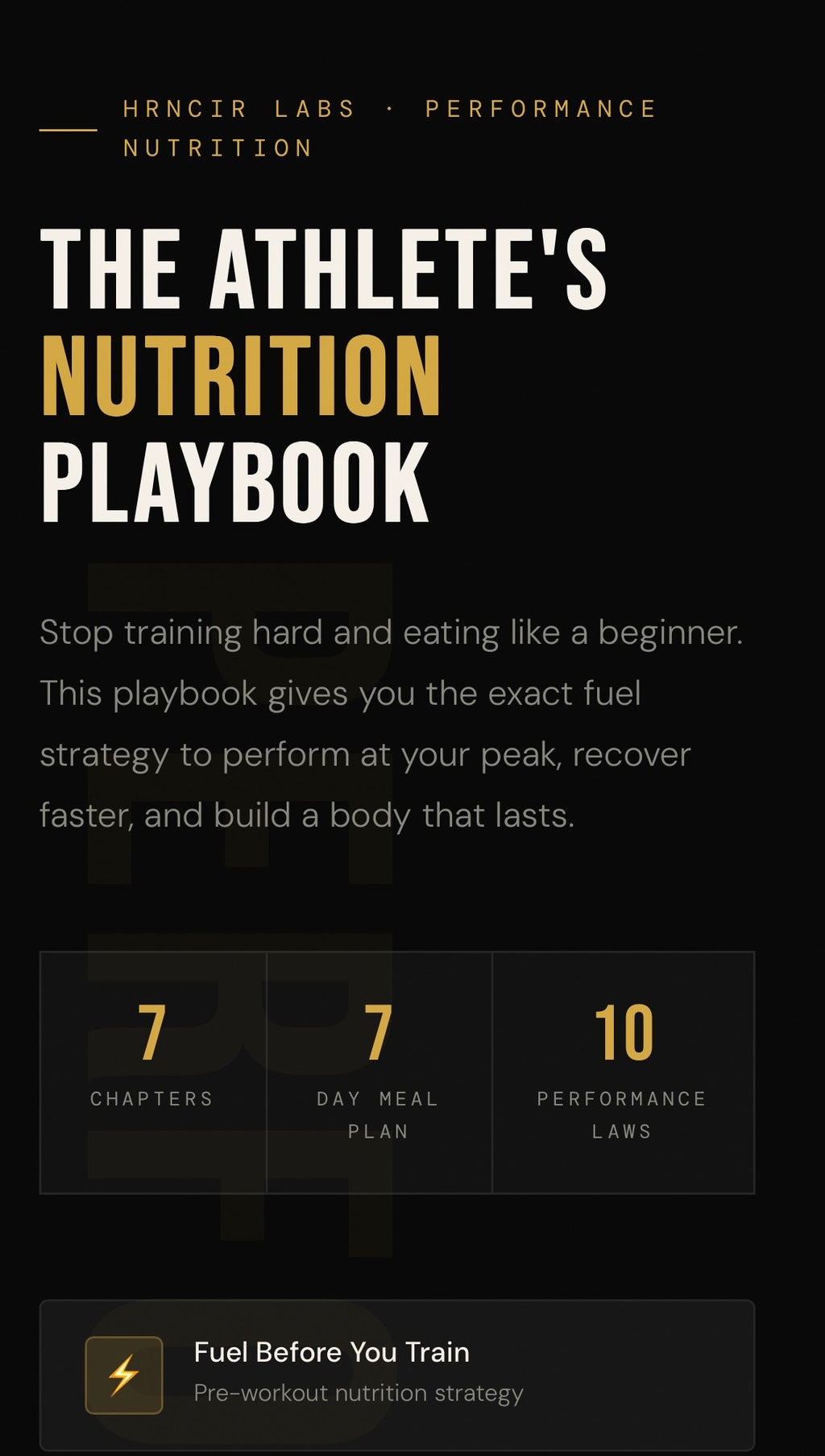 The Ultimate Athlete’s Nutrition Playbook For Maximum Performance