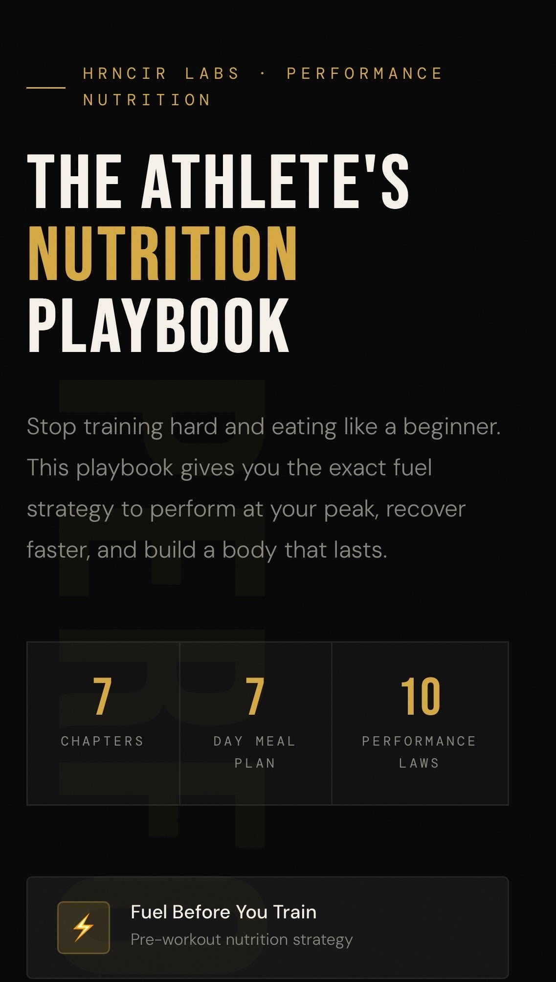 The Ultimate Athlete’s Nutrition Playbook For Maximum Performance