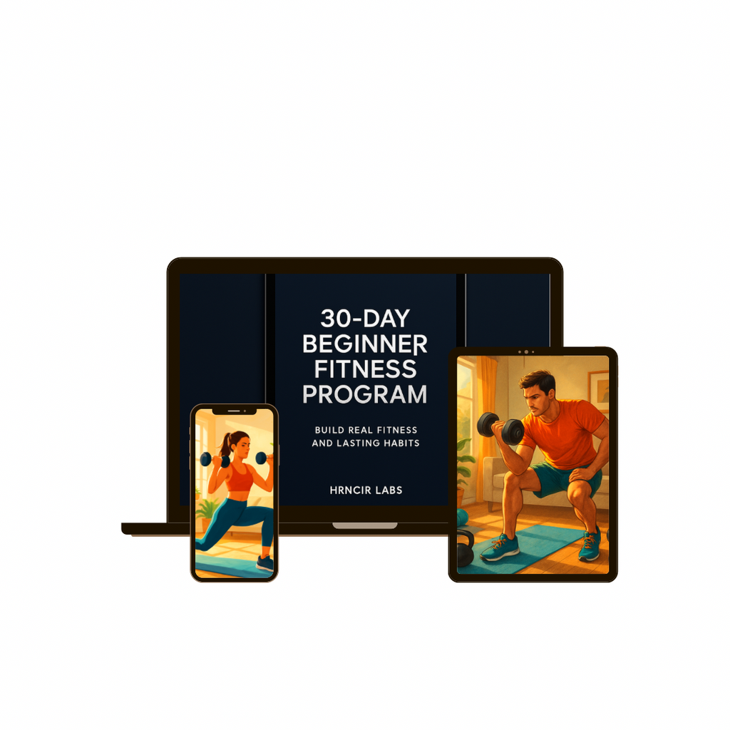 30-Day Beginner Fitness Program | Build Real Fitness & Lasting Habits