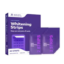 Color-Correcting Teeth Whitening Strips - Goodbye Yellow, Hello Bright