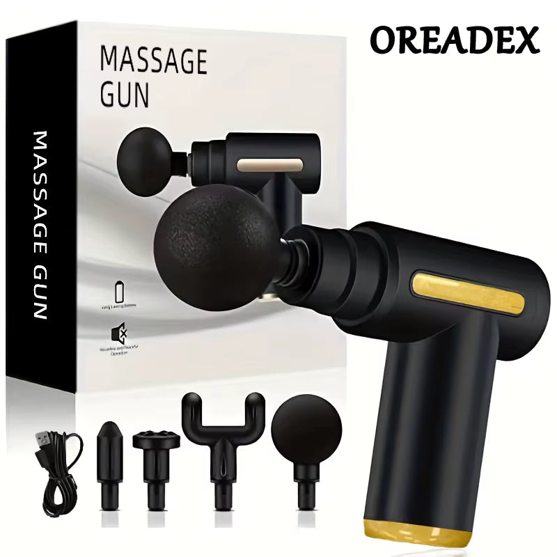 Handheld Fascia Gun – Deep Tissue Muscle Massager for Back, Neck & Legs
