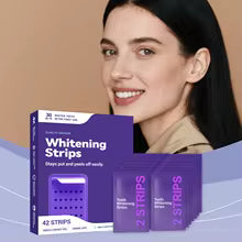 Color-Correcting Teeth Whitening Strips - Goodbye Yellow, Hello Bright