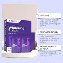 Color-Correcting Teeth Whitening Strips - Goodbye Yellow, Hello Bright