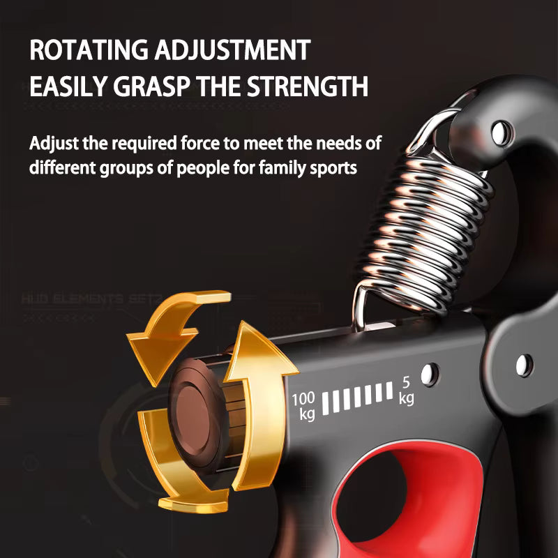 Iron Grip Hand Strengthener | Adjustable 5-150kg Forearm Trainer